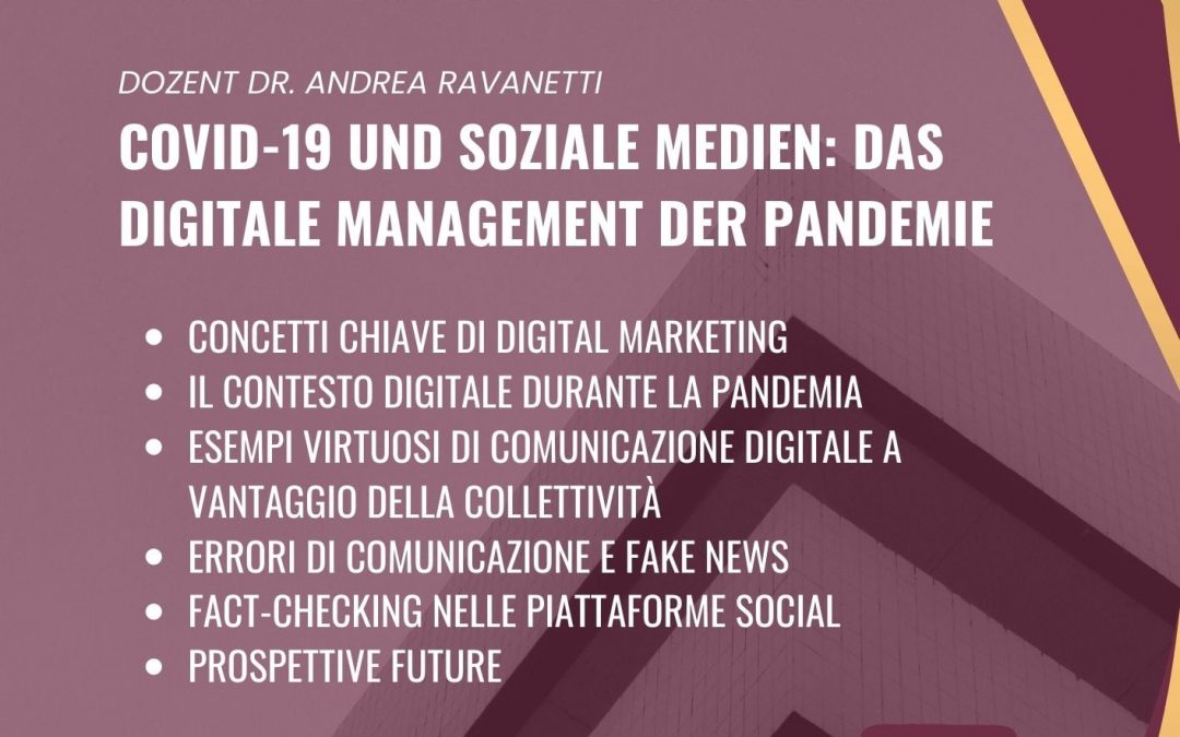 Covid-19 e social media: la gestione digitale della pandemia
